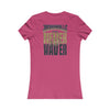 Jacksonville Fans Never Waver W-Leopard Football Women's Favorite Tee - Never Waver