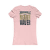 Jacksonville Fans Never Waver W-Leopard Football Women's Favorite Tee - Never Waver