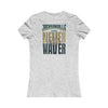 Jacksonville Fans Never Waver W-Leopard Football Women's Favorite Tee - Never Waver