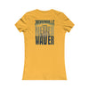 Jacksonville Fans Never Waver W-Leopard Football Women's Favorite Tee - Never Waver