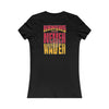 Kansas Fans Never Waver W-Leopard Football Women's Favorite Tee - Never Waver