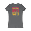 Kansas Fans Never Waver W-Leopard Football Women's Favorite Tee - Never Waver