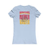 Kansas Fans Never Waver W-Leopard Football Women's Favorite Tee - Never Waver