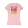 Kansas Fans Never Waver W-Leopard Football Women's Favorite Tee - Never Waver