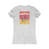 Kansas Fans Never Waver W-Leopard Football Women's Favorite Tee - Never Waver