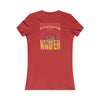 Kansas Fans Never Waver W-Leopard Football Women's Favorite Tee - Never Waver