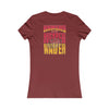 Kansas Fans Never Waver W-Leopard Football Women's Favorite Tee - Never Waver