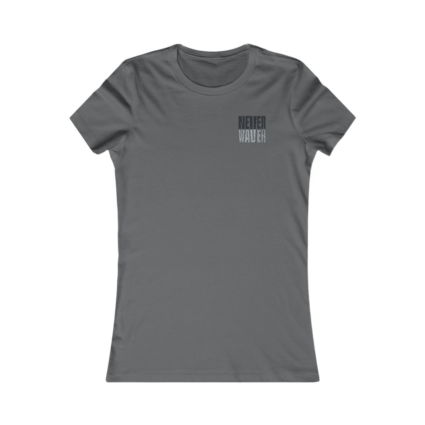 Las Vegas Fans Never Waver W-Leopard Football Women's Favorite Tee - Never Waver