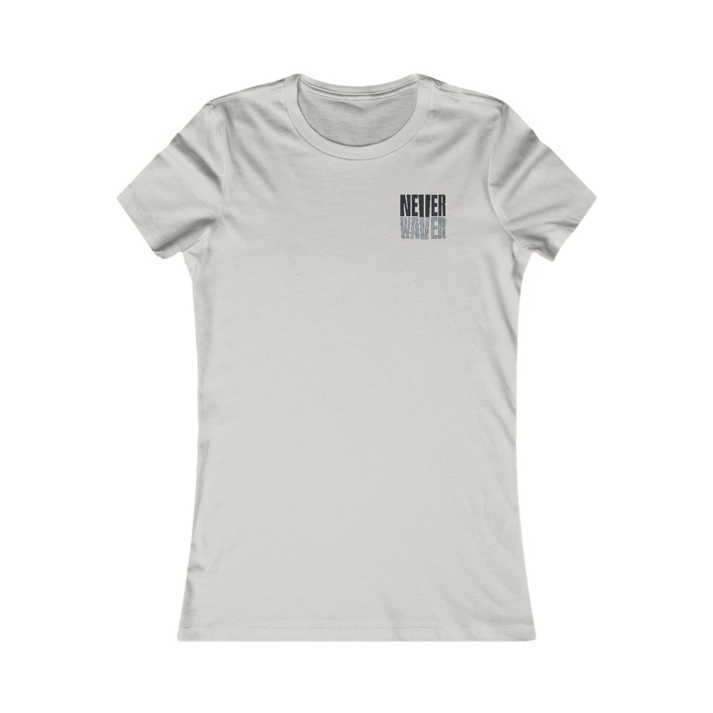Las Vegas Fans Never Waver W-Leopard Football Women's Favorite Tee - Never Waver