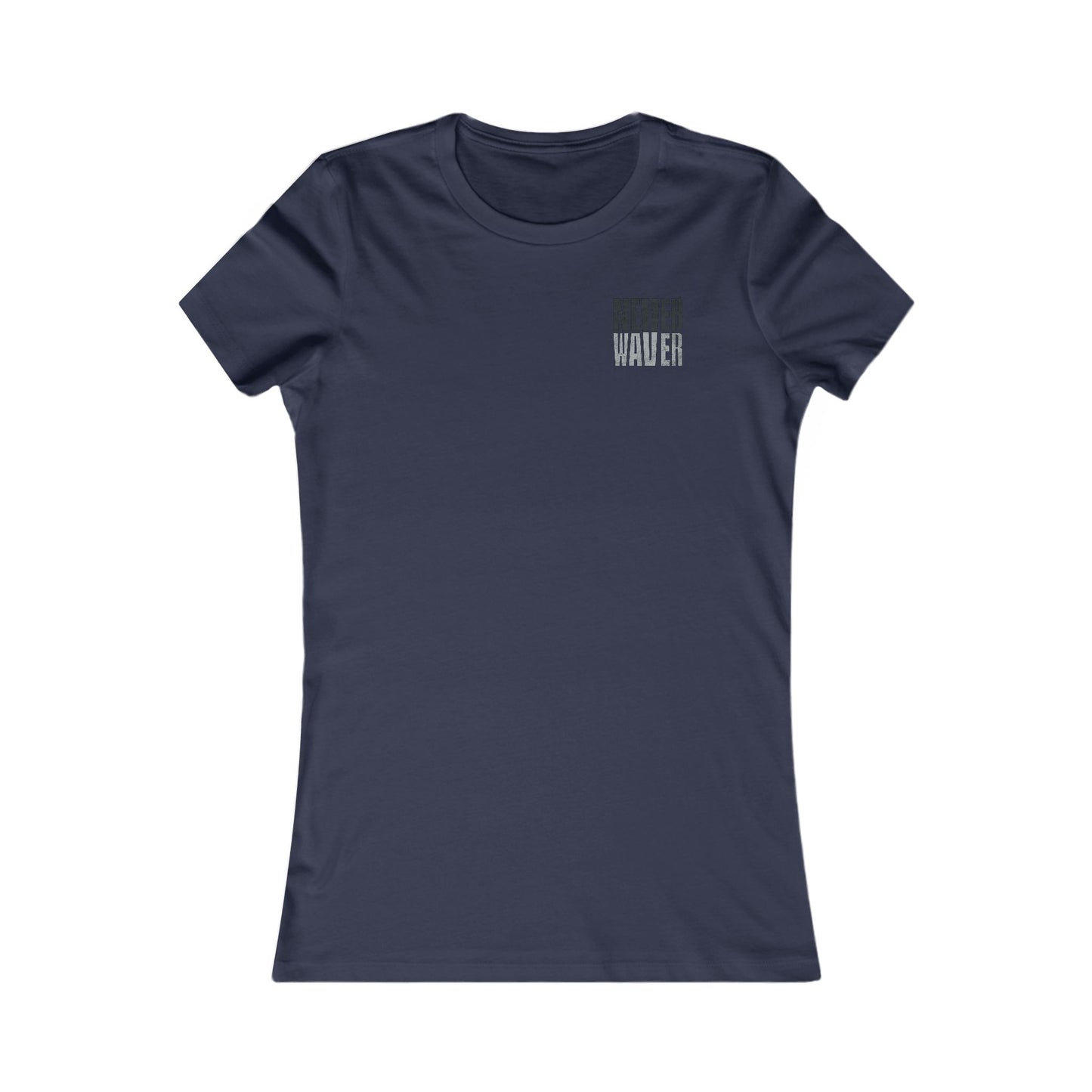 Las Vegas Fans Never Waver W-Leopard Football Women's Favorite Tee - Never Waver