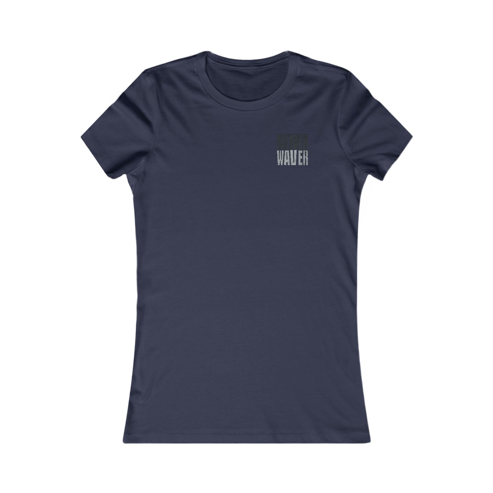 Las Vegas Fans Never Waver W-Leopard Football Women's Favorite Tee - Never Waver