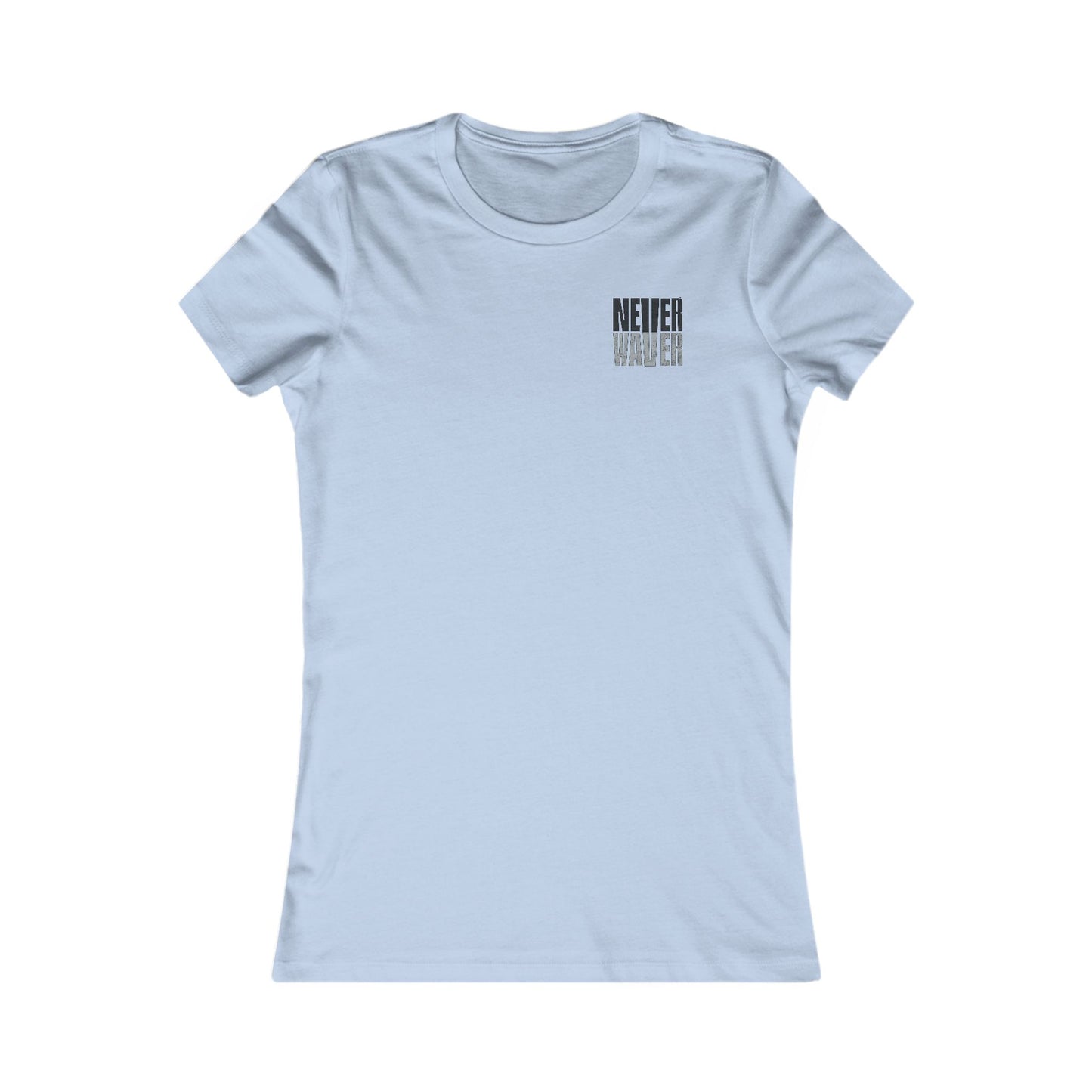 Las Vegas Fans Never Waver W-Leopard Football Women's Favorite Tee - Never Waver