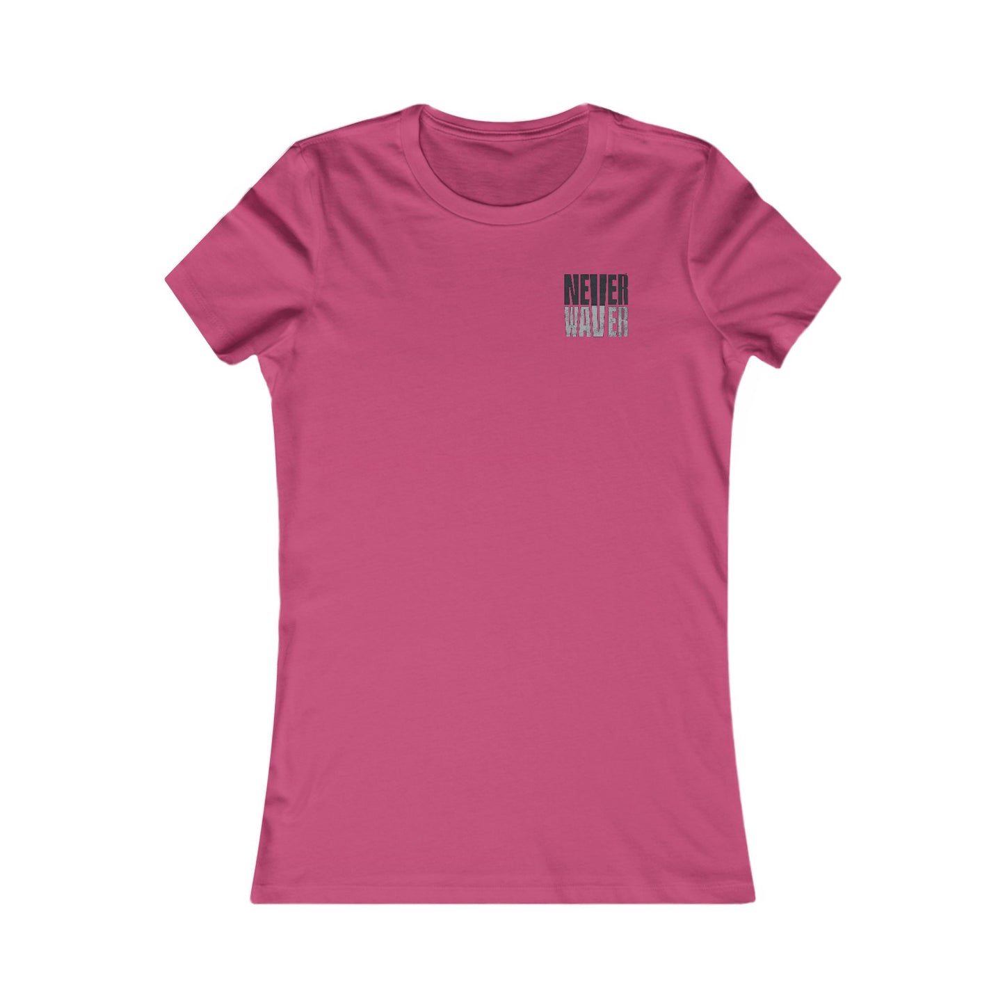 Las Vegas Fans Never Waver W-Leopard Football Women's Favorite Tee - Never Waver