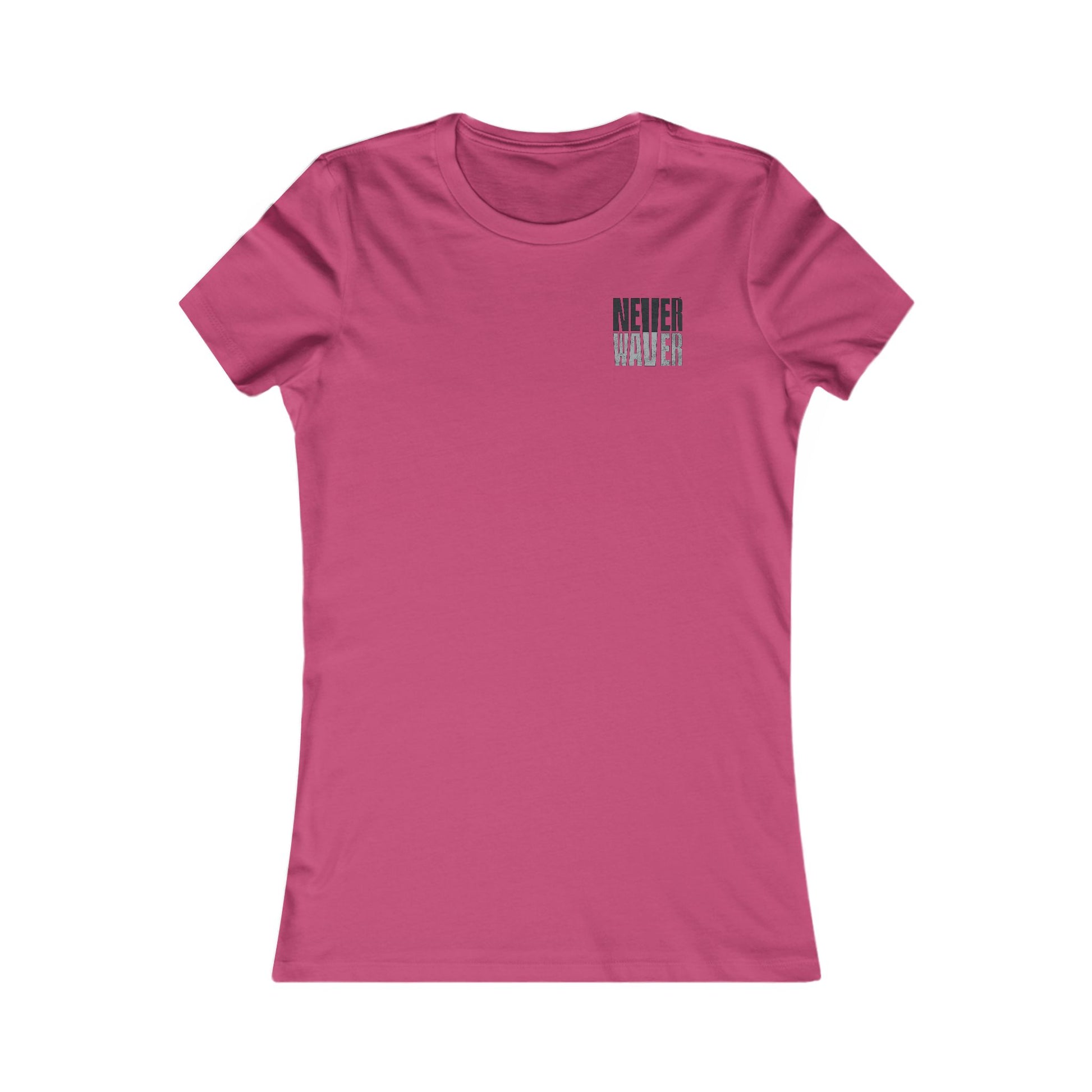Las Vegas Fans Never Waver W-Leopard Football Women's Favorite Tee - Never Waver