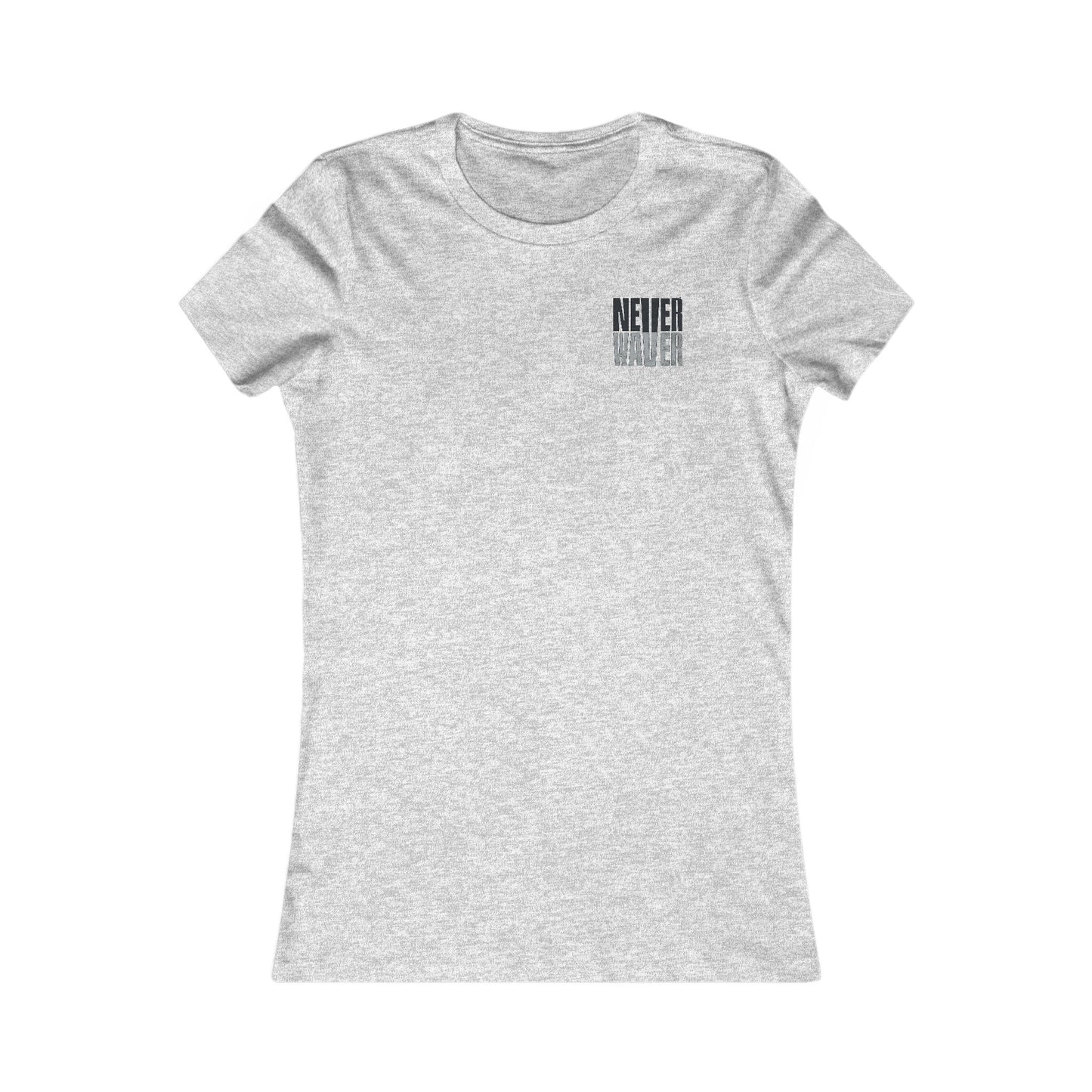 Las Vegas Fans Never Waver W-Leopard Football Women's Favorite Tee - Never Waver
