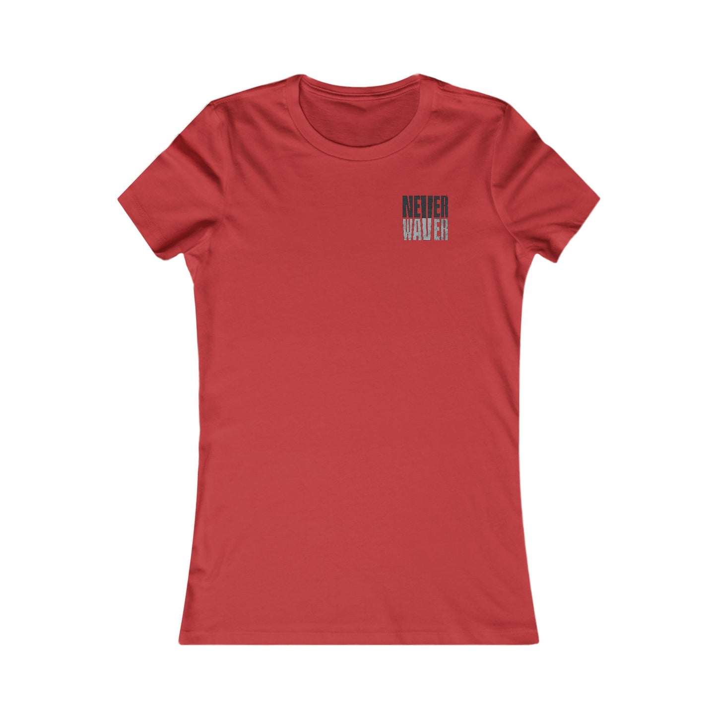 Las Vegas Fans Never Waver W-Leopard Football Women's Favorite Tee - Never Waver