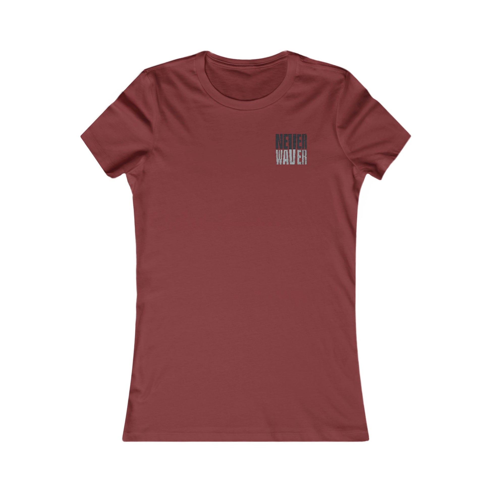 Las Vegas Fans Never Waver W-Leopard Football Women's Favorite Tee - Never Waver