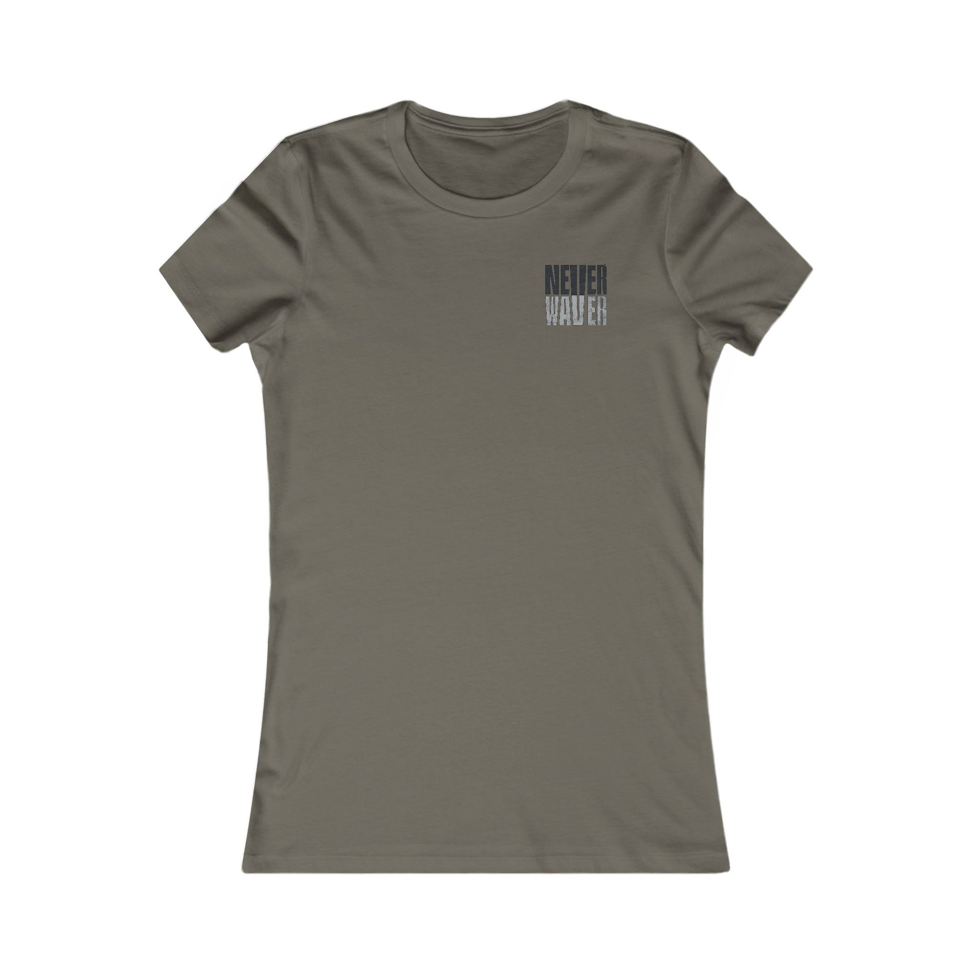 Las Vegas Fans Never Waver W-Leopard Football Women's Favorite Tee - Never Waver