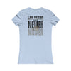 Las Vegas Fans Never Waver W-Leopard Football Women's Favorite Tee - Never Waver