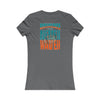 Miami Fans Never Waver W-Leopard Football Women's Favorite Tee - Never Waver