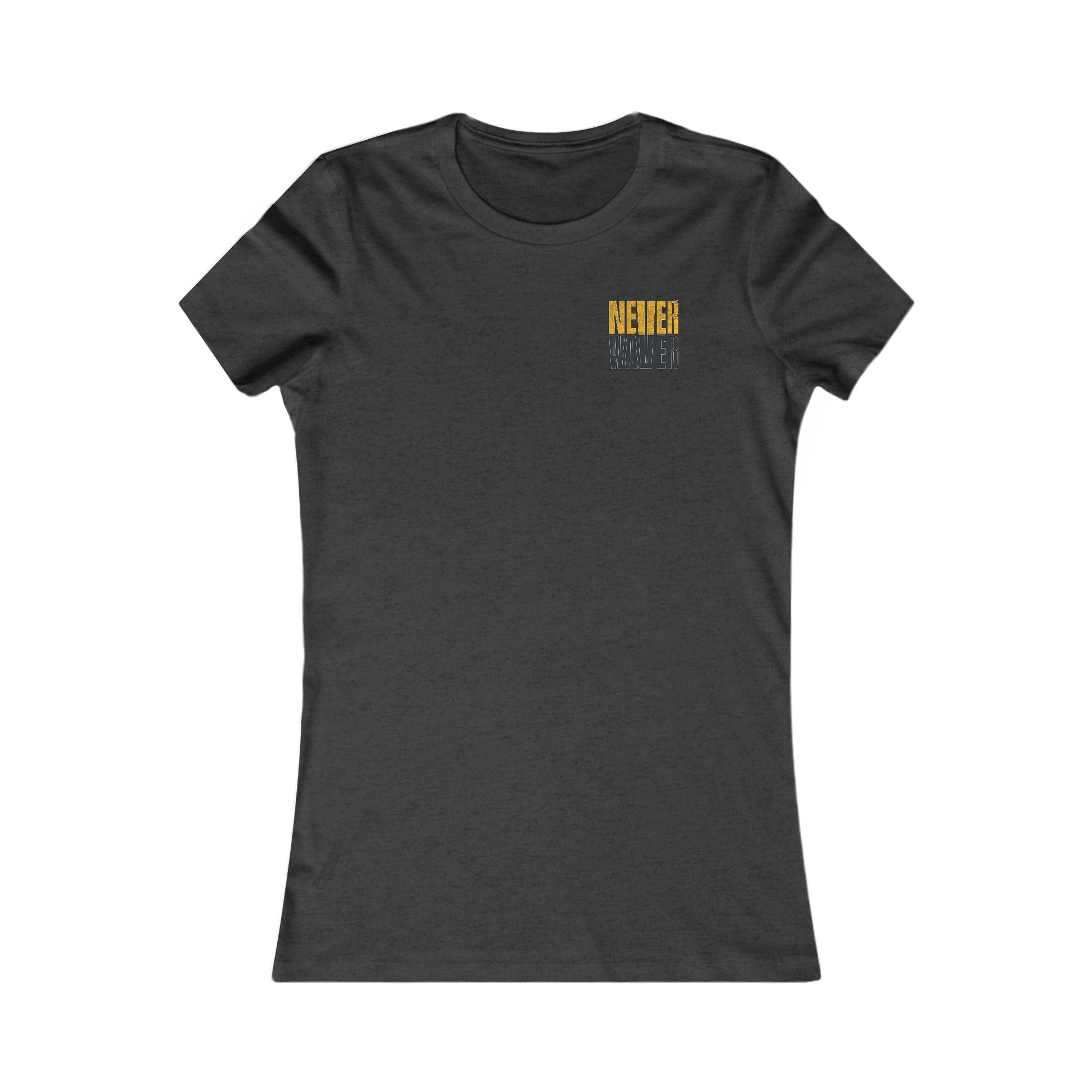 Pittsburgh Never Waver With Leopard Football Women's Favorite Tee - Never Waver