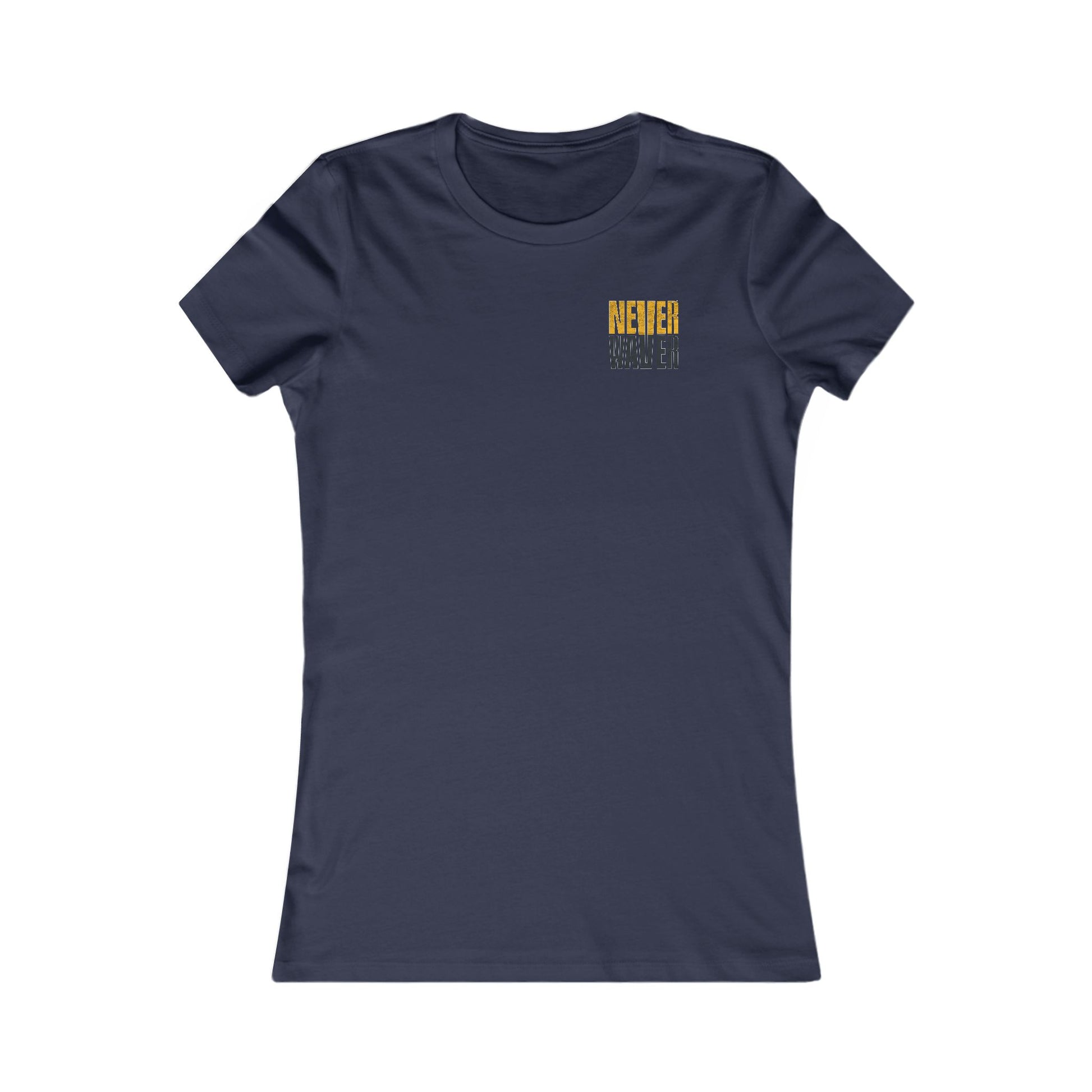 Pittsburgh Never Waver With Leopard Football Women's Favorite Tee - Never Waver