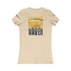 Pittsburgh Never Waver With Leopard Football Women's Favorite Tee - Never Waver