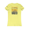 Pittsburgh Never Waver With Leopard Football Women's Favorite Tee - Never Waver