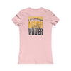 Pittsburgh Never Waver With Leopard Football Women's Favorite Tee - Never Waver