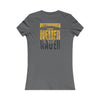 Pittsburgh Never Waver With Leopard Football Women's Favorite Tee - Never Waver