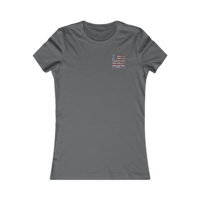 Respect Is Earned  Never Waver It's Not Given Women's Favorite Tee - Never Waver