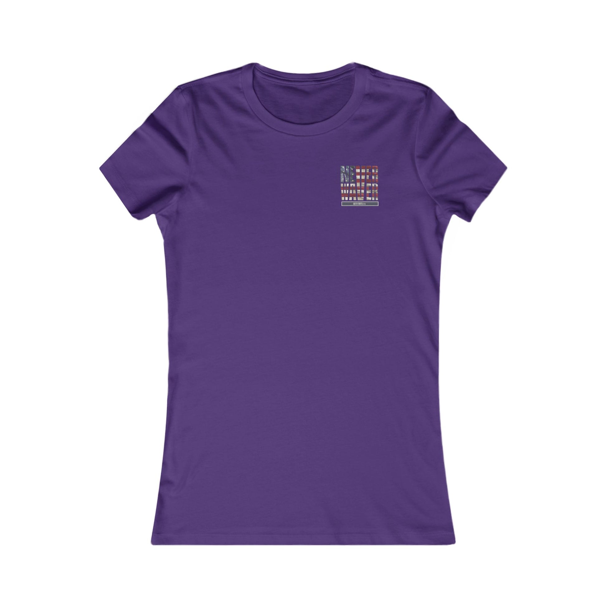 Respect Is Earned  Never Waver It's Not Given Women's Favorite Tee - Never Waver