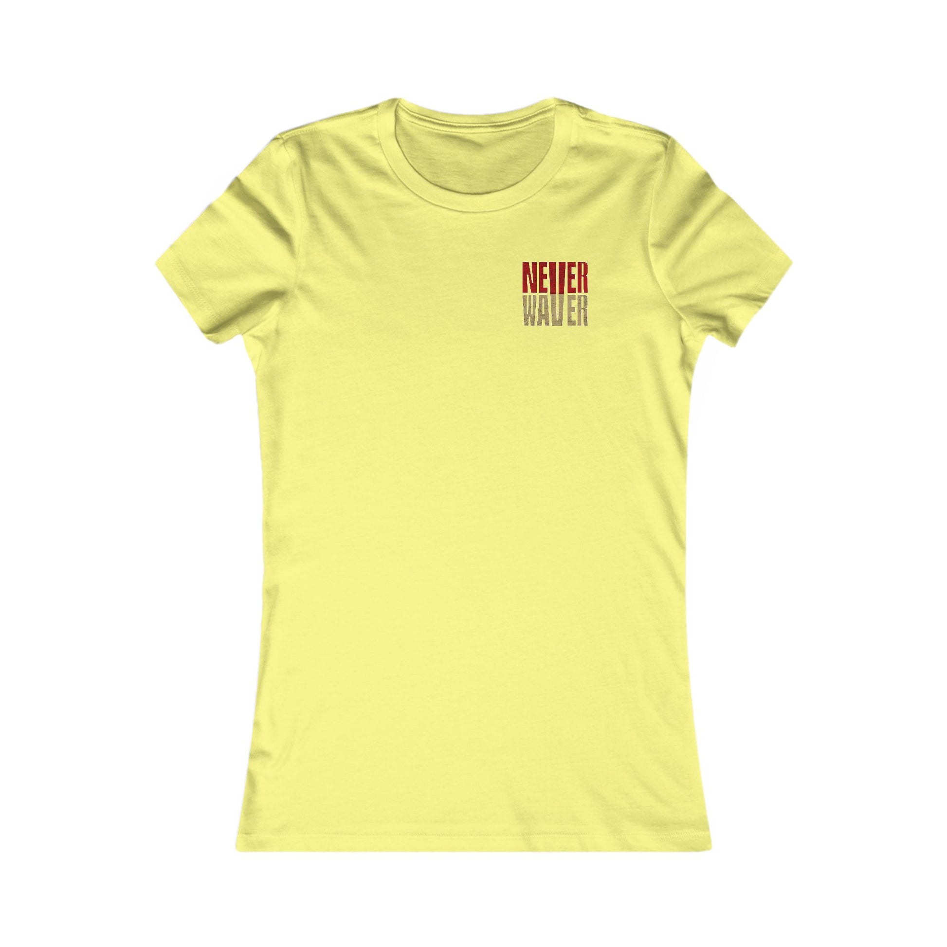 San Francisco Fans Never Waver With Leopard Football Women's Favorite Tee - Never Waver