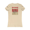 San Francisco Fans Never Waver With Leopard Football Women's Favorite Tee - Never Waver