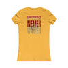 San Francisco Fans Never Waver With Leopard Football Women's Favorite Tee - Never Waver
