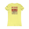 San Francisco Fans Never Waver With Leopard Football Women's Favorite Tee - Never Waver