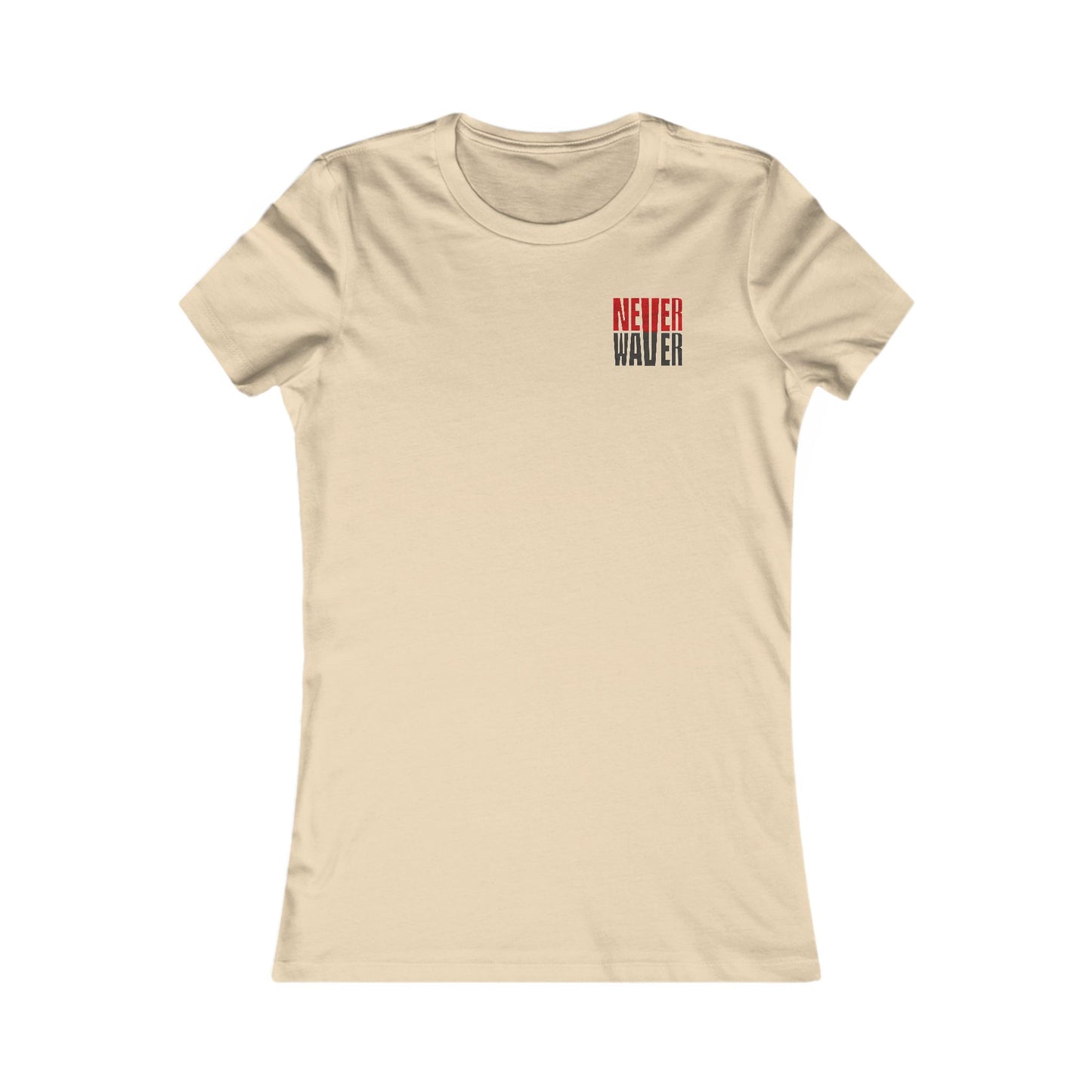 Tampa Bay Fans Never Waver With Leopard Football Women's Favorite Tee - Never Waver