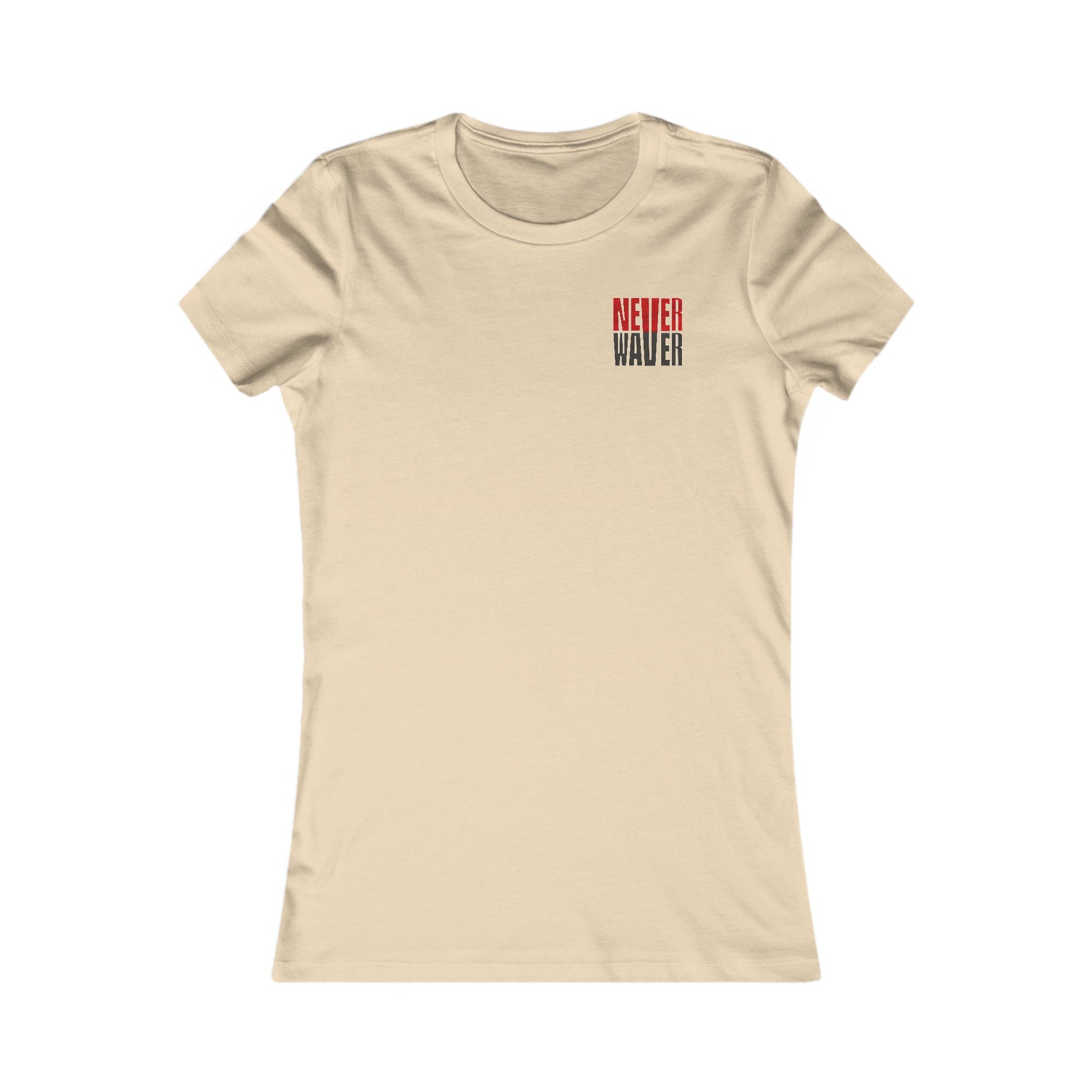 Tampa Bay Fans Never Waver With Leopard Football Women's Favorite Tee - Never Waver