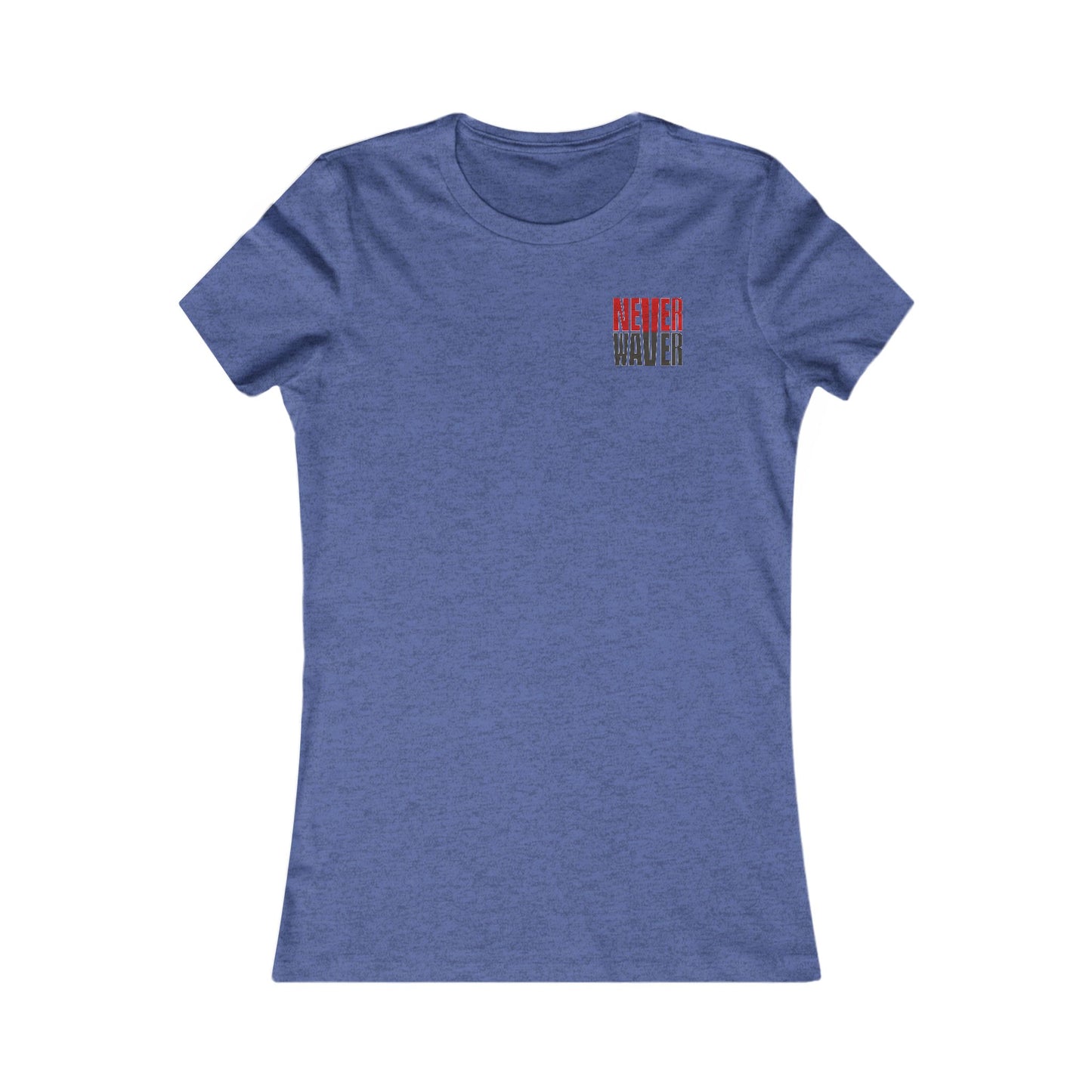 Tampa Bay Fans Never Waver With Leopard Football Women's Favorite Tee - Never Waver
