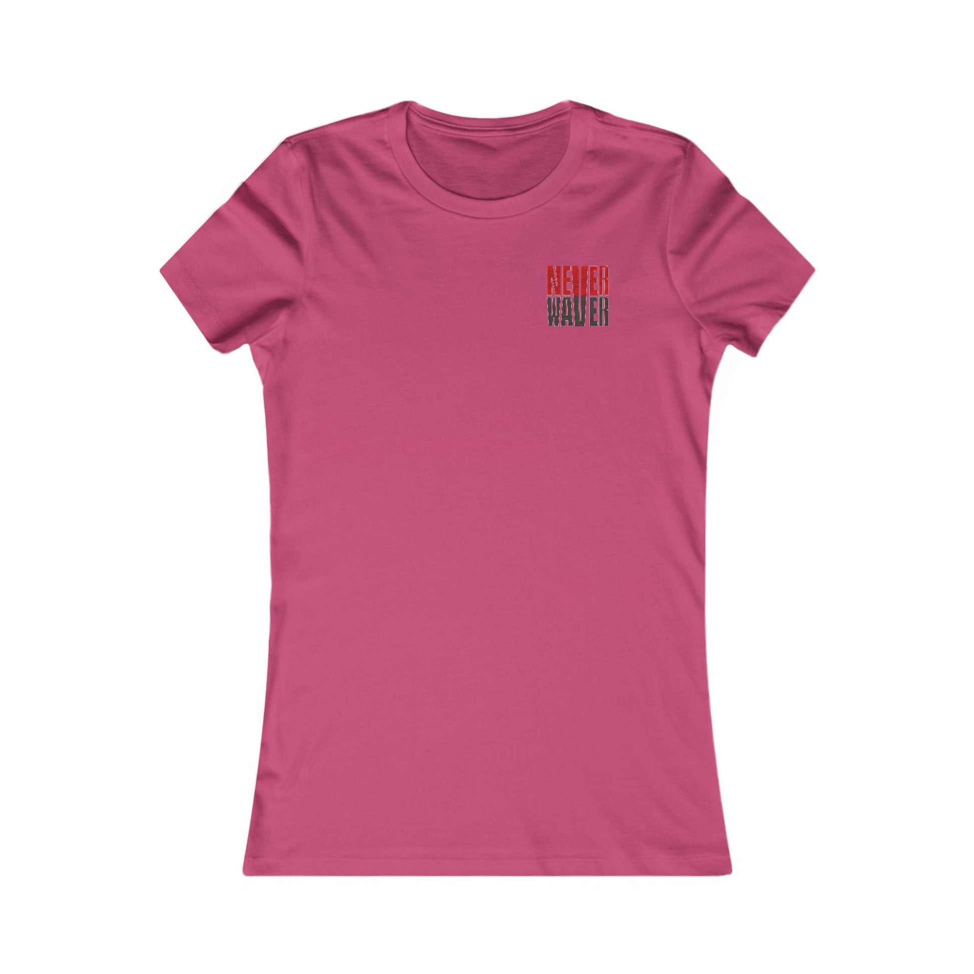 Tampa Bay Fans Never Waver With Leopard Football Women's Favorite Tee - Never Waver