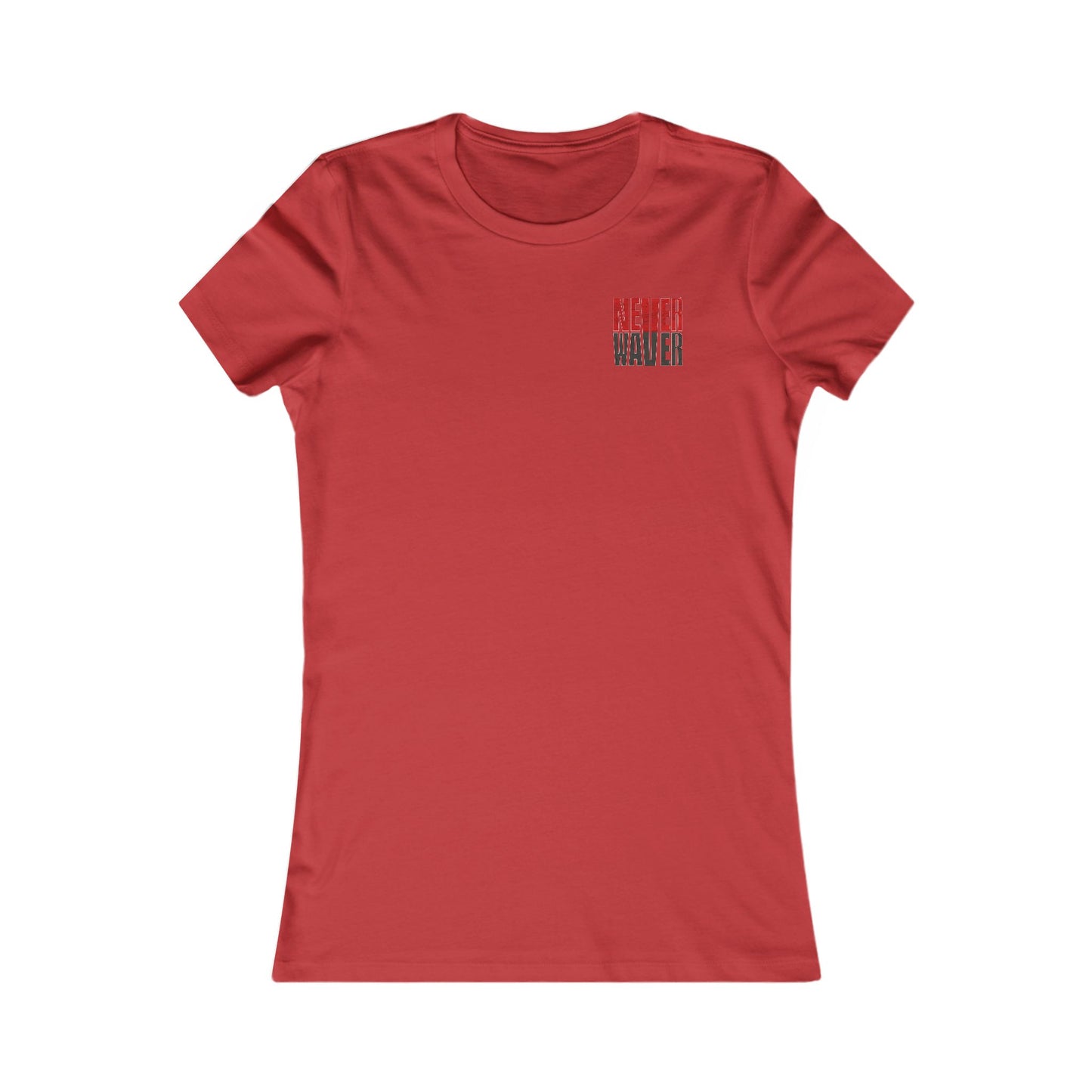 Tampa Bay Fans Never Waver With Leopard Football Women's Favorite Tee - Never Waver