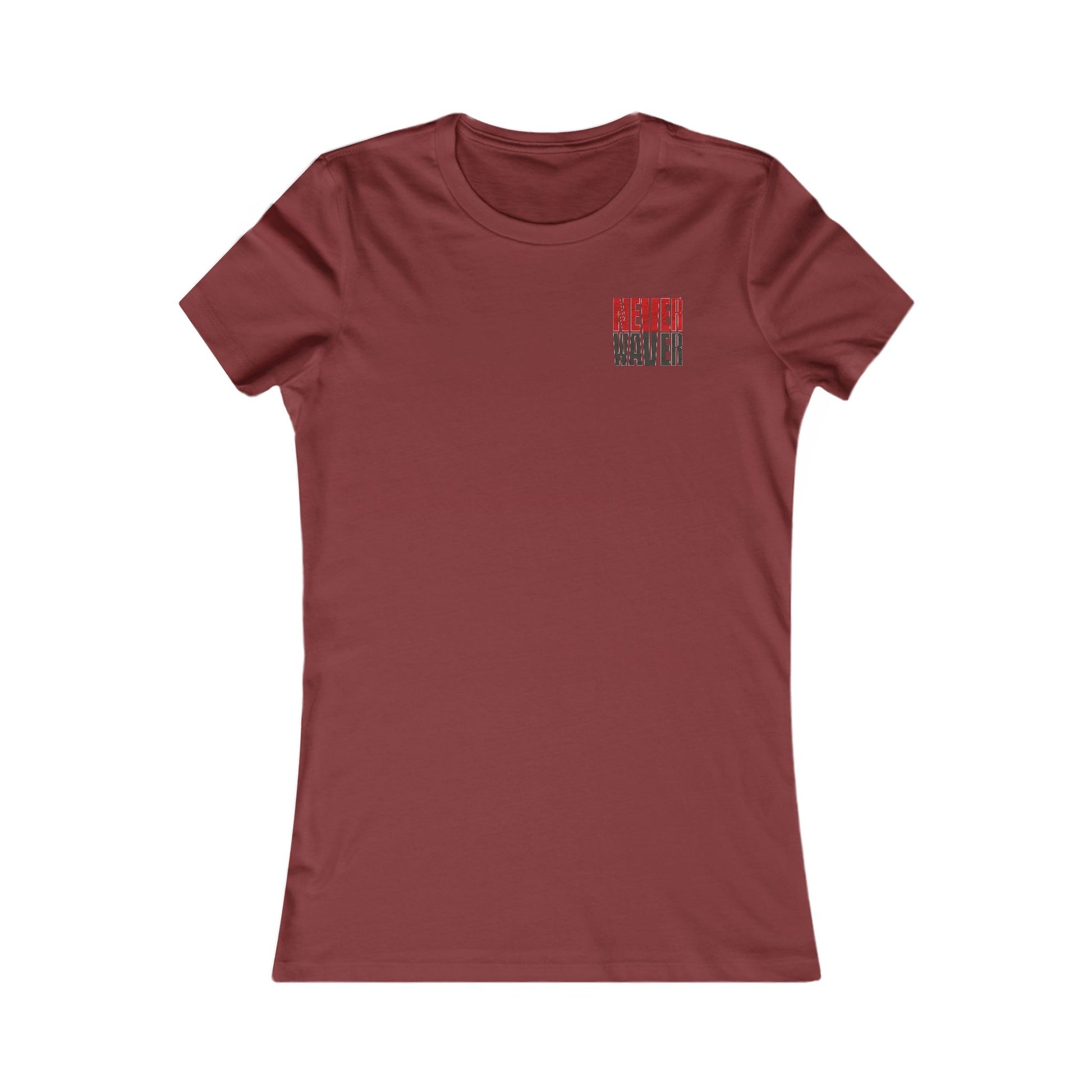 Tampa Bay Fans Never Waver With Leopard Football Women's Favorite Tee - Never Waver