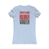 Tampa Bay Fans Never Waver With Leopard Football Women's Favorite Tee - Never Waver