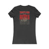 Tampa Bay Fans Never Waver With Leopard Football Women's Favorite Tee - Never Waver
