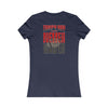 Tampa Bay Fans Never Waver With Leopard Football Women's Favorite Tee - Never Waver