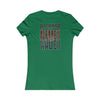 Atlanta Fans Never Waver W-Leopard Football Women's Favorite Tee - Never Waver