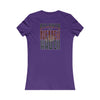 Atlanta Fans Never Waver W-Leopard Football Women's Favorite Tee - Never Waver