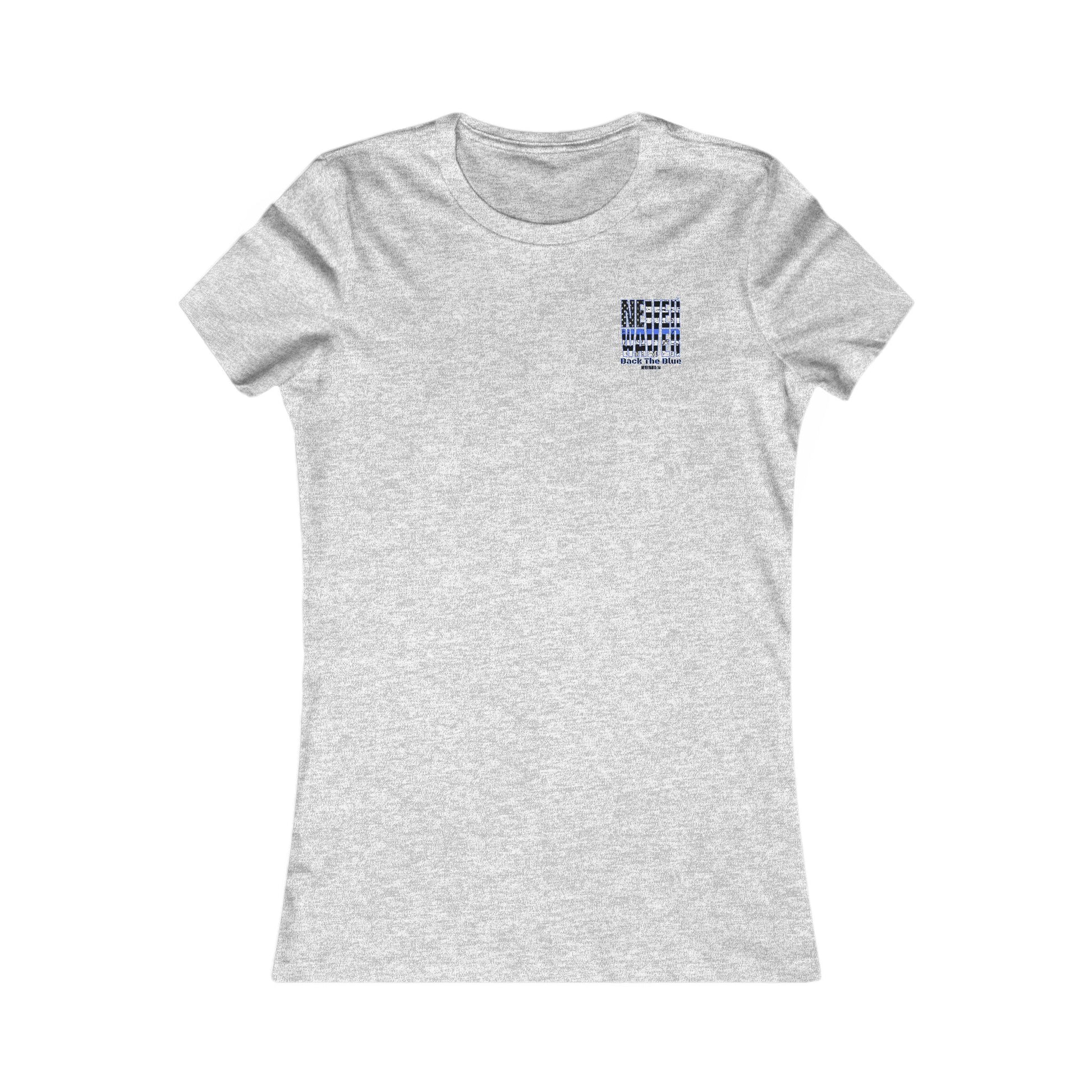 Back The Blue Women's Tee - Never Waver