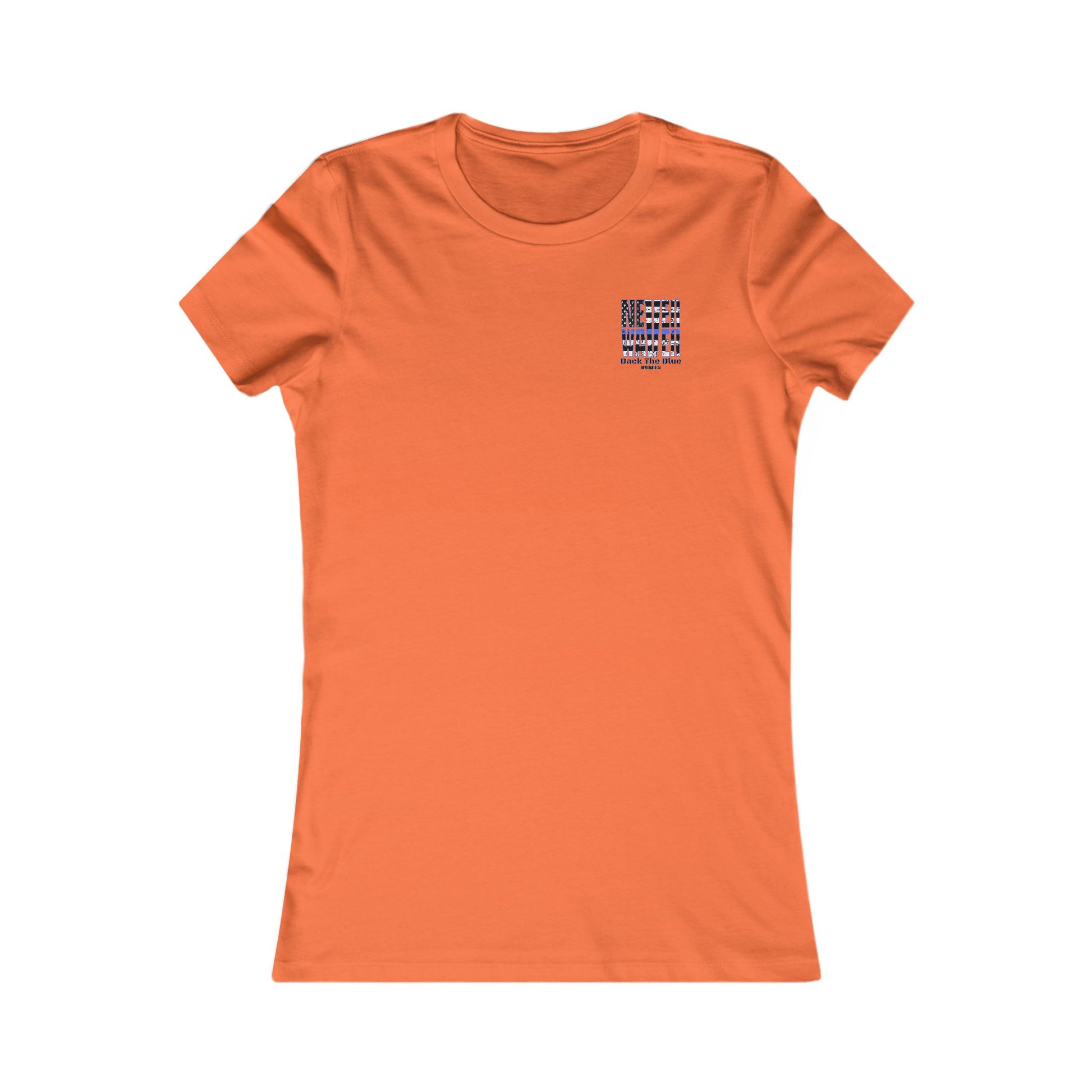 Back The Blue Women's Tee - Never Waver