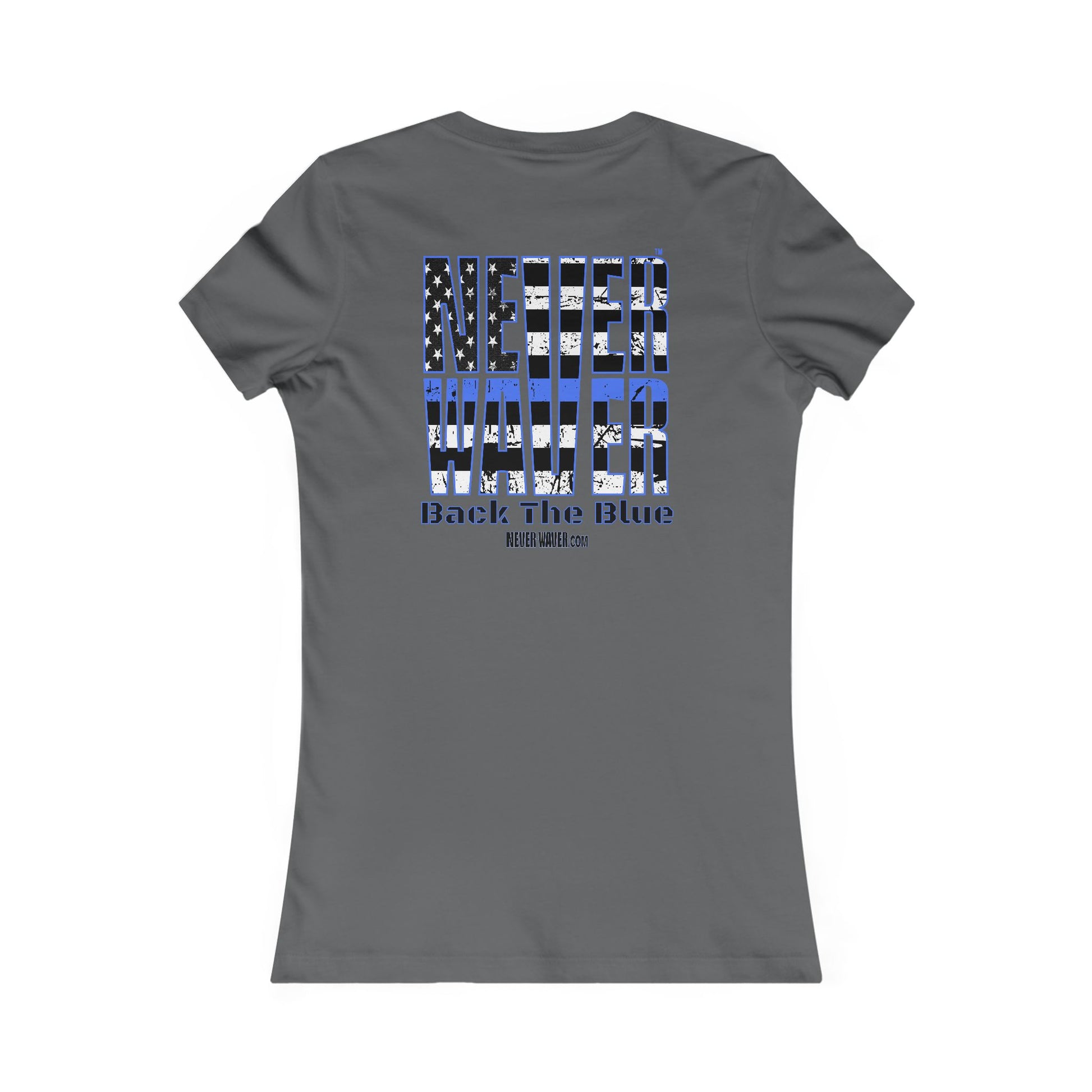 Back The Blue Women's Tee - Never Waver